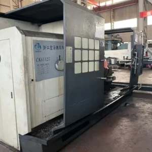 Used CK61125 CNC Horizontal Lathe Machine, Heavy Duty Metal Turning CNC Lathe