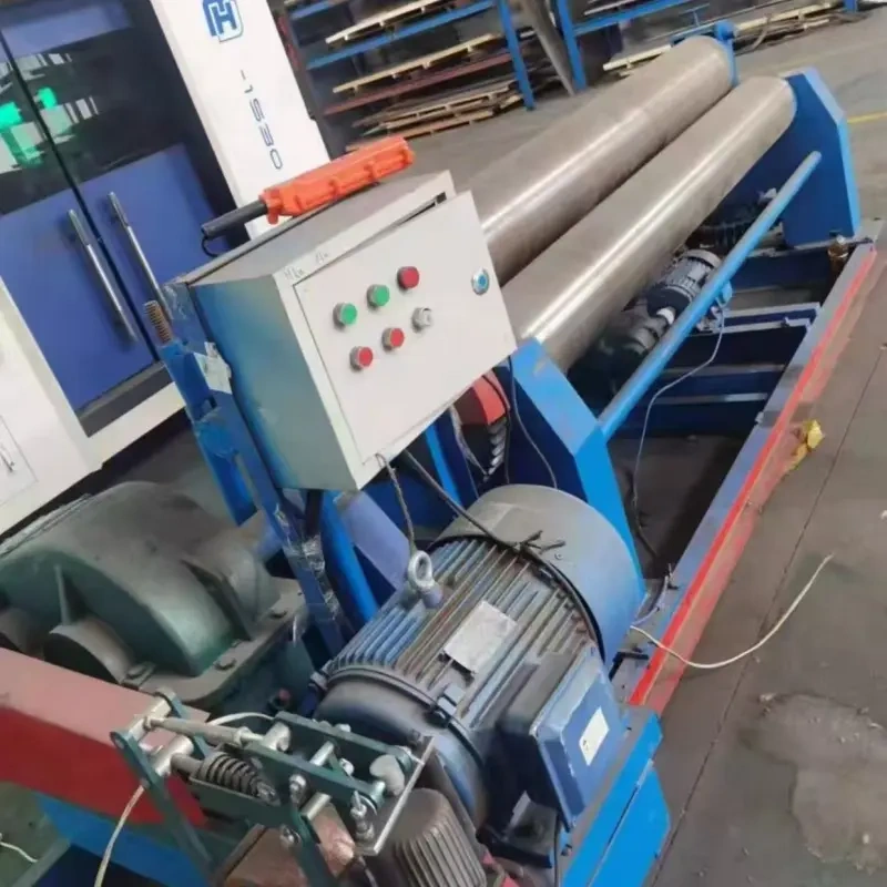 used plate rolling machine in our warehouse (Rolling machine 1)