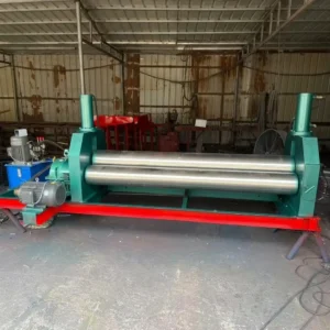 Used W11S 8×2500mm Hydraulic 3-Roller Plate Rolling Machine