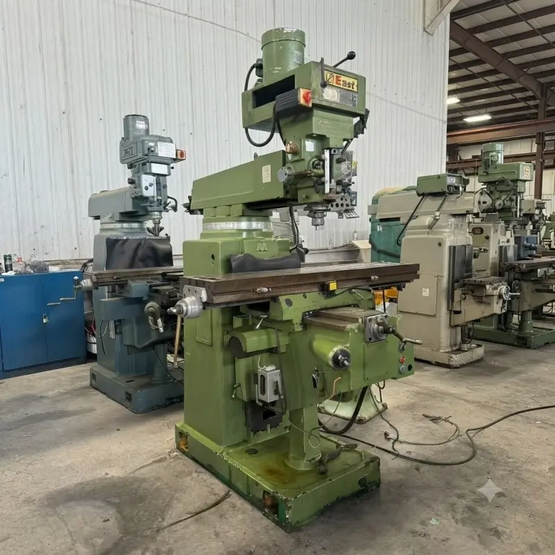 used milling machine inspected and prepared for shipment at our warehouse