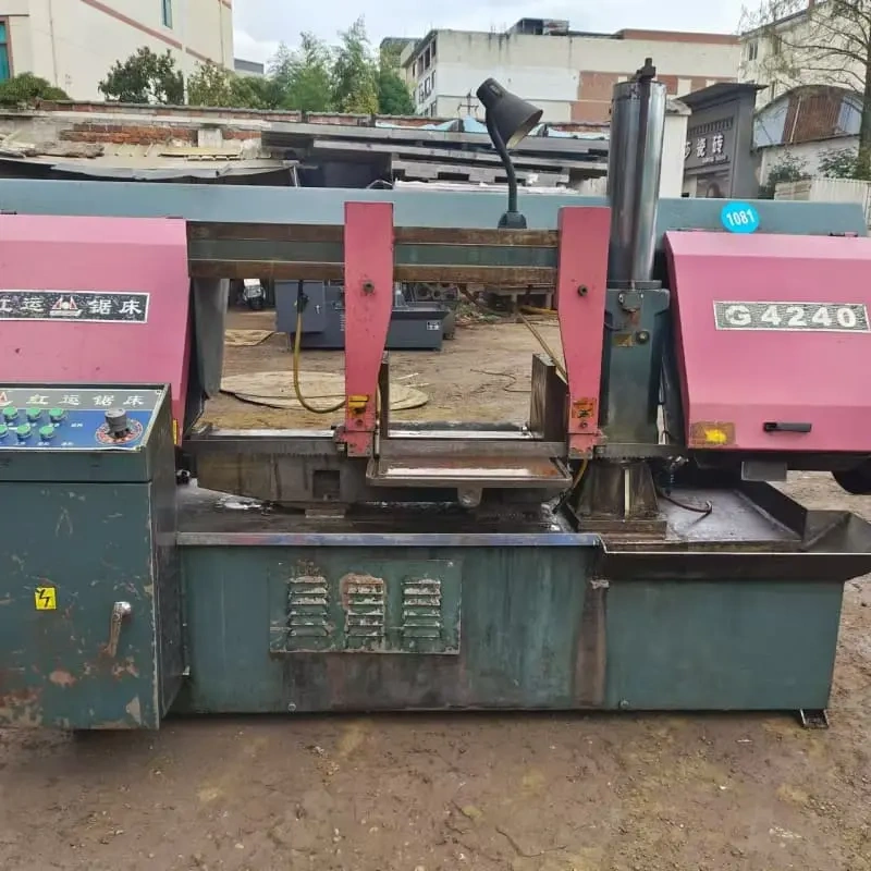 Used G4240 Double Column Horizontal Metal Band Saw Machine, Max Cutting Diameter 400mm - 图片 3