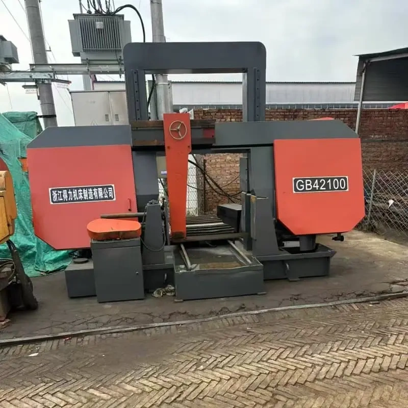 Used GB42100 Gantry Double Column Horizontal Metal Band Saw Machine, Max Cutting Diameter 1000mm - 图片 5