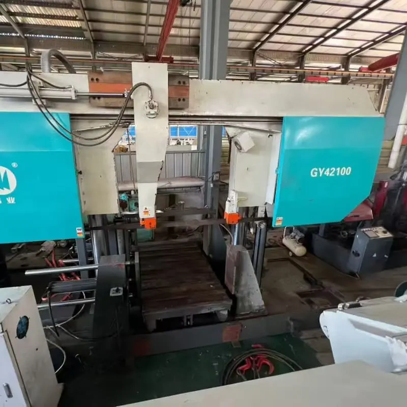Used GB42100 Gantry Double Column Horizontal Metal Band Saw Machine, Max Cutting Diameter 1000mm - 图片 11