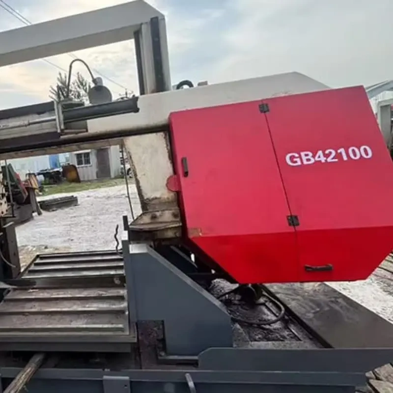 Used GB42100 Gantry Double Column Horizontal Metal Band Saw Machine, Max Cutting Diameter 1000mm - 图片 17