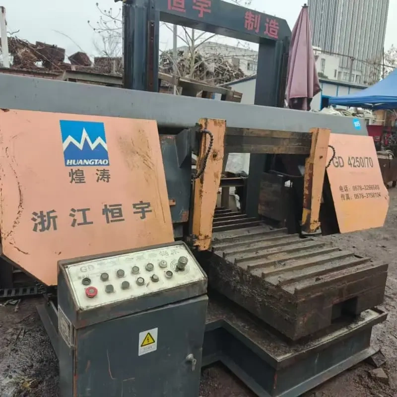 Used GD4250 Double Column Horizontal Metal Band Saw Machine, Max Cutting Diameter 500mm - 图片 2