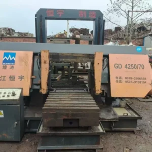 Used GD4250 Double Column Horizontal Metal Band Saw Machine, Max Cutting Diameter 500mm