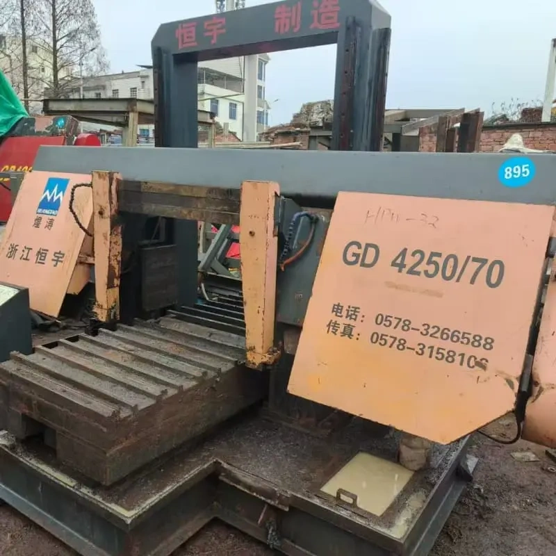 Used GD4250 Double Column Horizontal Metal Band Saw Machine, Max Cutting Diameter 500mm - 图片 4