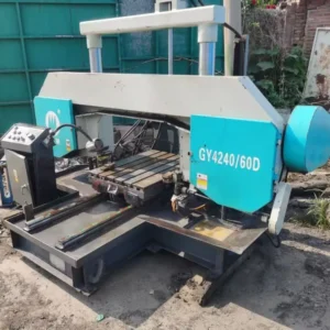Used GY4240 Double Column Horizontal Metal Band Saw Machine, Max Cutting Diameter 400mm