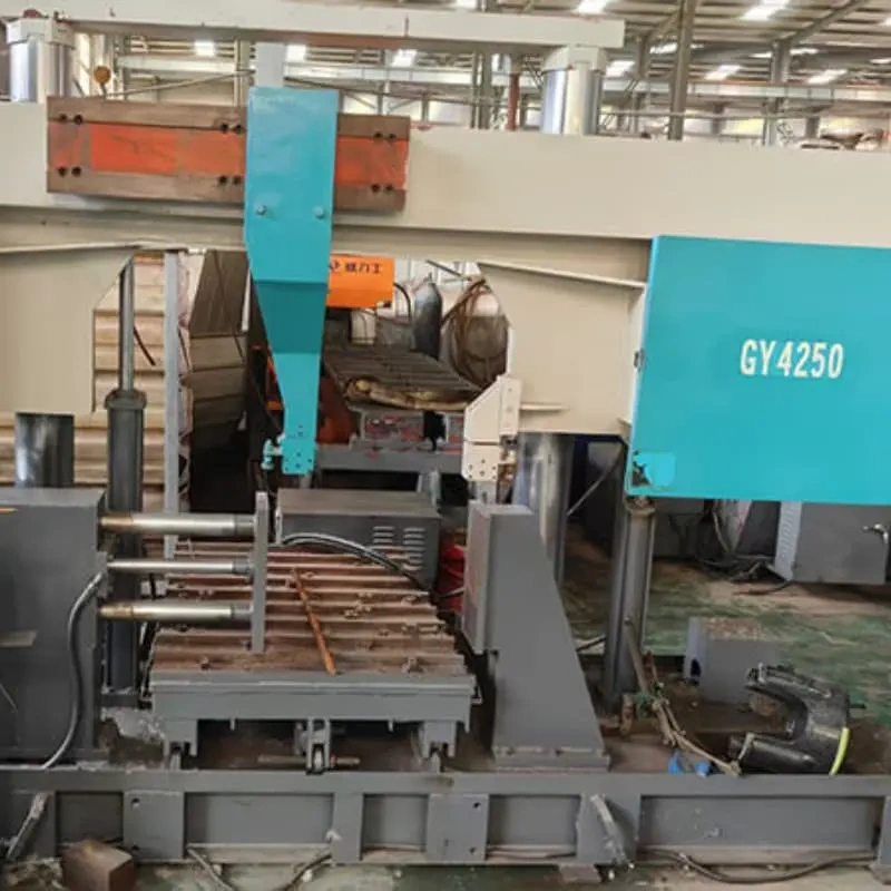 Used GY4250 Double Column Horizontal Metal Band Saw Machine, Max Cutting Diameter 500mm