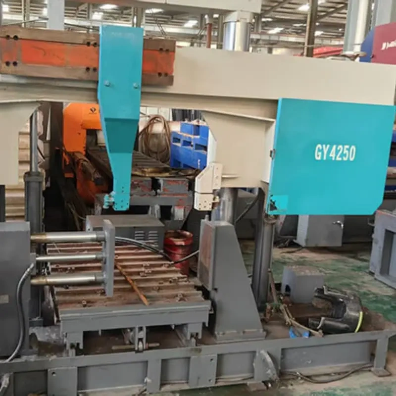 Used GY4250 Double Column Horizontal Metal Band Saw Machine, Max Cutting Diameter 500mm - 图片 2