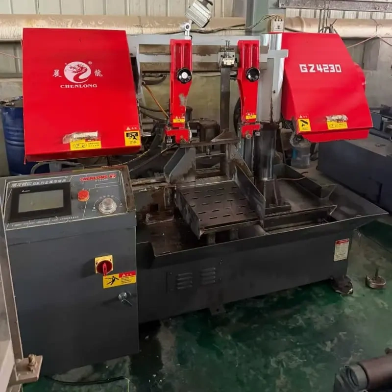 Used GZ4230 CNC Double Column Horizontal Metal Band Saw Machine, Max Cutting Diameter 300mm