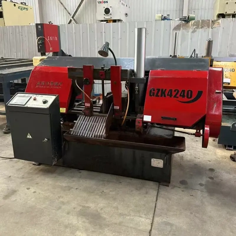 Used GZK4240 CNC Double Column Horizontal Metal Band Saw Machine, Max Cutting Diameter 400mm - 图片 2