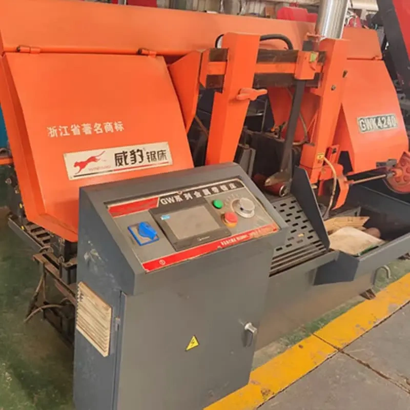 Used GWK4240 CNC Double Column Horizontal Metal Band Saw Machine, Max Cutting Diameter 400mm - 图片 2