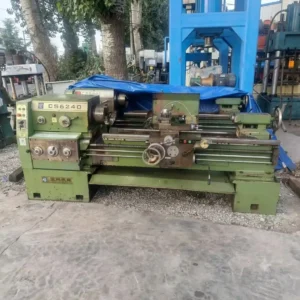 Used CS6240×1500mm Manual Horizontal Lathe, Metal Turning Lathe Machine