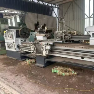 Used Baoji CS6166B×2000mm Heavy-Duty Horizontal Lathe for Metal Turning Work