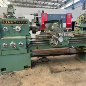 Used YUCY6250B×1500mm Manual Horizontal Lathe, Metal Turning Lathe Machine