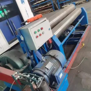 Used W11 Three Roll Mechanical Plate Rolling Machine with Solid Shaft, Metal Sheet Bending & Cylinder Forming Machine