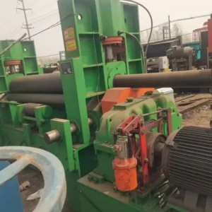 Used Jiangsu W11S Upper Roller Universal Three Roll Plate Rolling Machine, Metal Sheet Bending & Cylinder Forming Machine