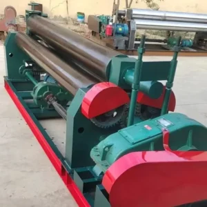 Used Three Roll Plate Rolling Machine, Metal Sheet Bending & Cylinder Forming Machine