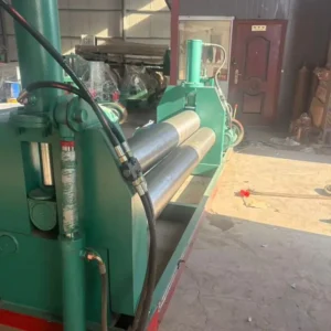 Used W11 Mechanical Three Roll Plate Rolling Machine, Top Roll Ø325mm, Bottom Roll Ø273mm, 11kW Motor, Metal Sheet Bending & Cylinder Forming Machine