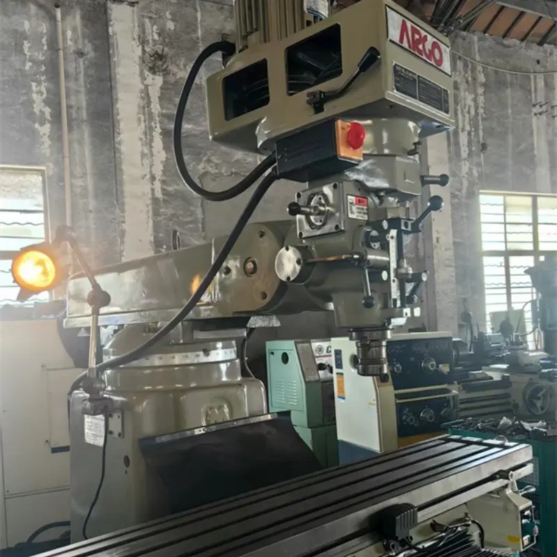 Used Vertical Turret Milling Machine 1450kg Metal Mold Milling & Drilling Equipment - 图片 4