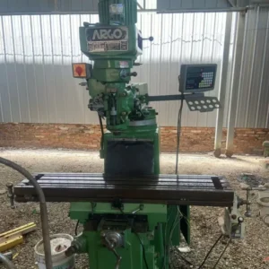 Used No.4 Vertical Turret Milling Machine 1480kg Metal Mold Milling & Drilling Equipment