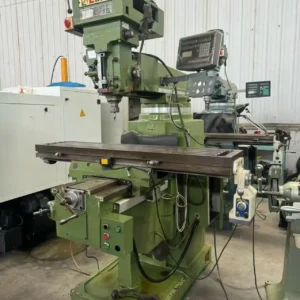 Used No.6 Heavy-Duty Vertical Turret Milling Machine 2340kg Large Table Metal Mould Processing Mill