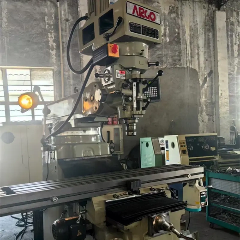 Used Vertical Turret Milling Machine 1450kg Metal Mold Milling & Drilling Equipment - 图片 2