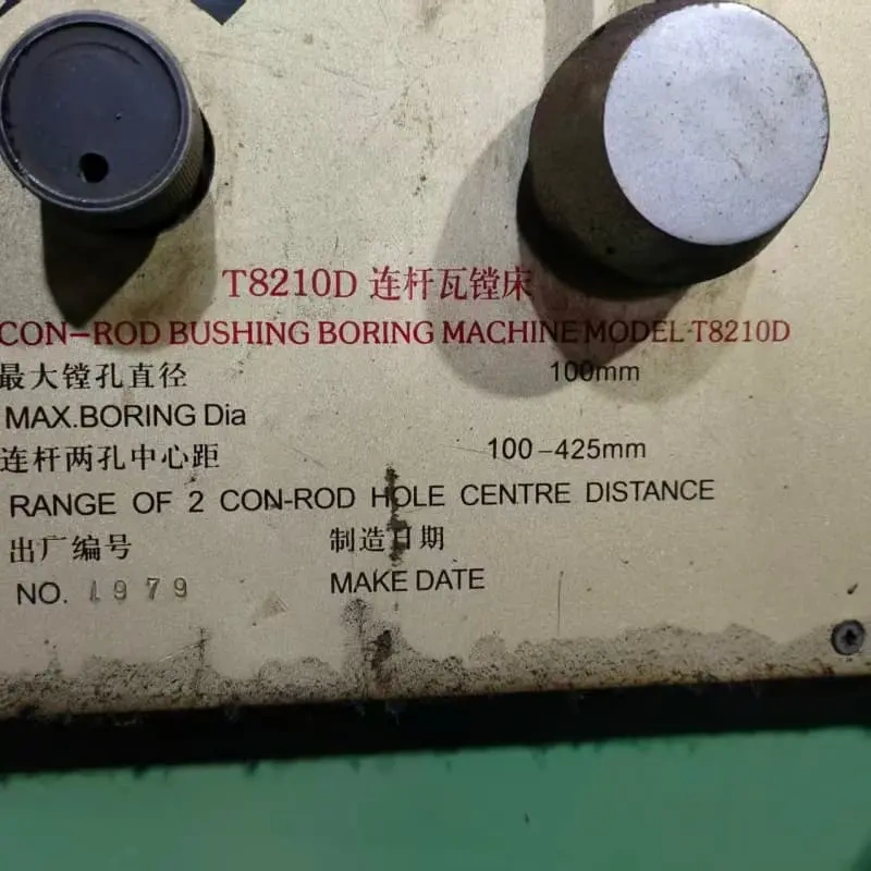 Used T8210D Connecting Rod Bushing Boring Machine Max Boring Diameter 100mm - 图片 4