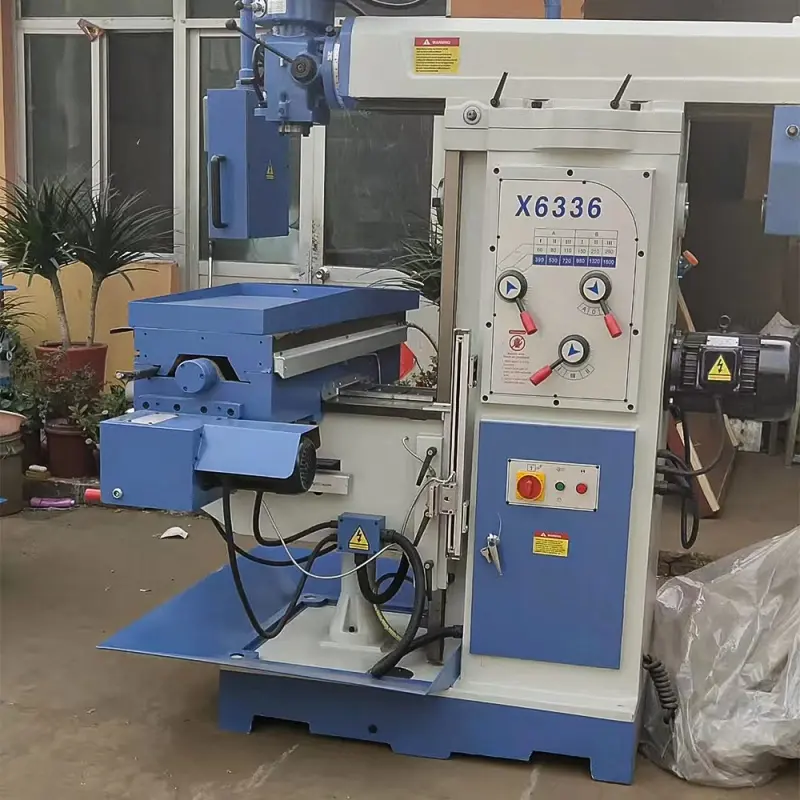 Used X6336 Universal Vertical & Horizontal Milling Machine 2400kg Metal Milling & Drilling Equipment - 图片 3