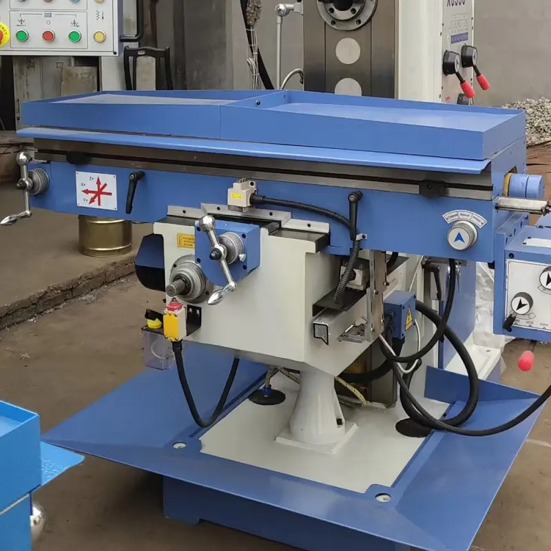 Used X6336 Universal Vertical & Horizontal Milling Machine 2400kg Metal Milling & Drilling Equipment - 图片 4